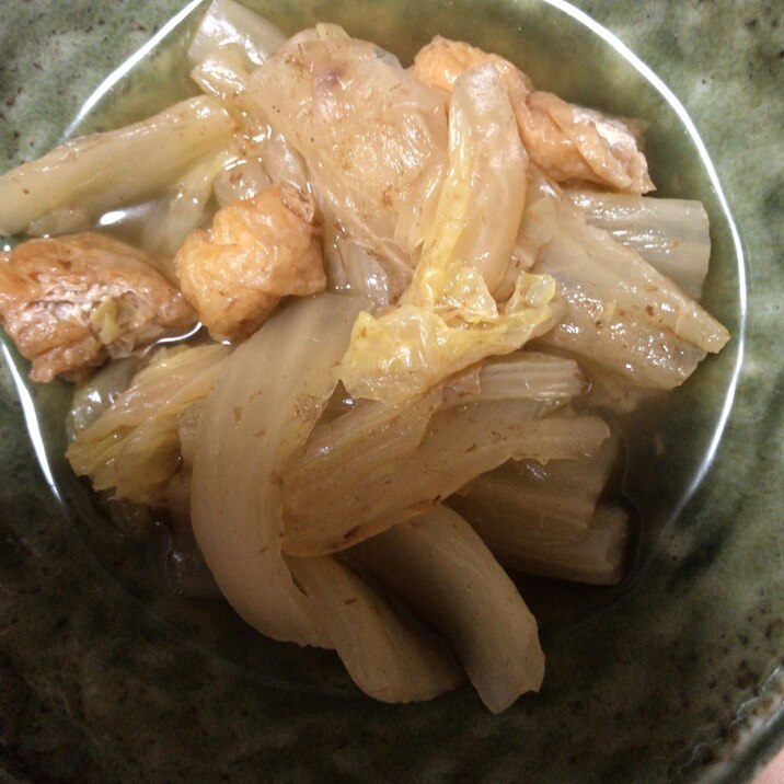 簡単！白菜と油揚げの煮びたし